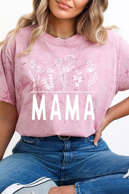 Mother's Day Mama Floral Color Burst Tee – Country Charm Boutique